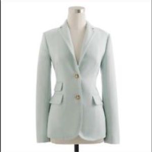 J Crew Mint Hacking Jacket NWOT